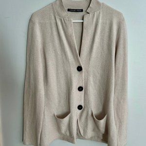 Caroline Freese Cream-Colored Cardigan, Size M